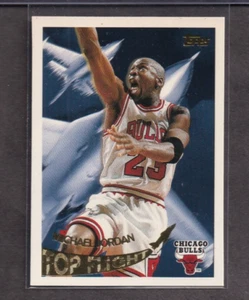 1995-96 Topps Top Flight Gold Foil Insert #TF1 Michael Jordan Chicago Bulls - Bild 1 von 2