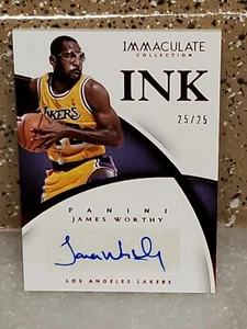 🤩HOF🤩JAMES🏀WORTHY🤩 💥SIGNED LIMITED EDITION💥🤩25 OF 25 CARD🤩🏀🏀🏀🏀 - Picture 1 of 8