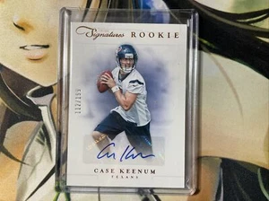 2012 Prime Signatures Football Case Keenum Rookie Auto SP 112/199 - Picture 1 of 7