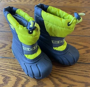 Sorel Waterproof Snow Winter Lined Boots Youth Size 6 NV1881-380 - Picture 1 of 6