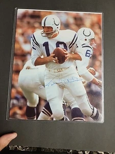 Johnny Unitas Autographed 8x10 Photo - Picture 1 of 3