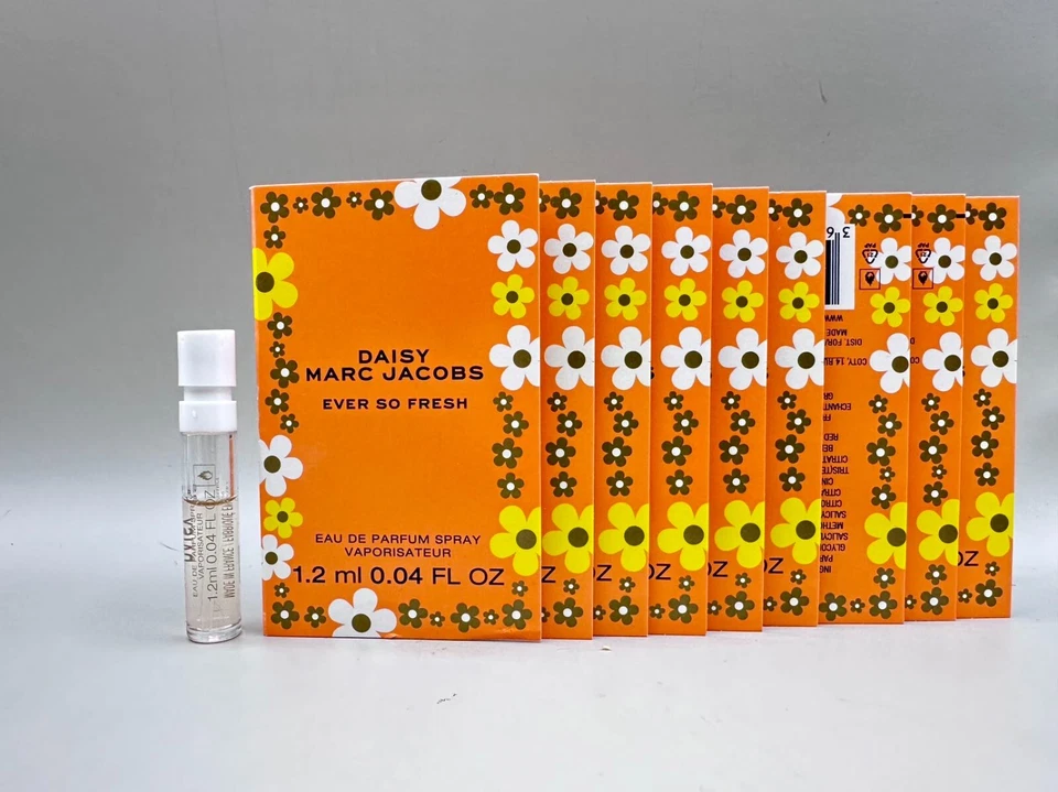 LOTE DE 10 MARC JACOBS DAISY EVER SO FRESH EAU DE PARFUM 1,2 ML*10 Foto 1 de 1