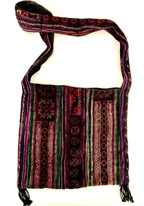 Ethno Stammes Vietnamesisch bestickt Vintage Tasche, authentisch Bergstamm, 50 Jahre + - Bild 1 von 11