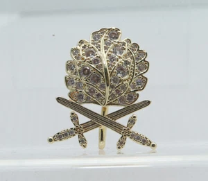 German Knights Cross Oakleaves and Swords in GOLD with Diamonds - Foto 1 di 4