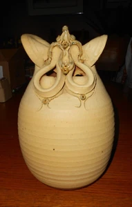 MYSTERY Abstrakte Eule LG Schwer Unikat Keramik Figur/Skulptur/Vase -- Ungerade wie ORR? - Bild 1 von 18
