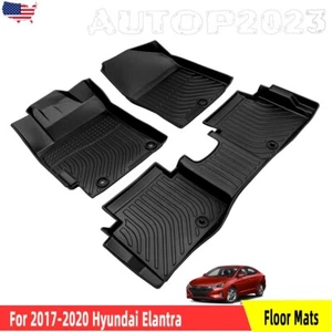 Alfombrillas de coche para Hyundai Elantra 2017-2020 forros de goma para todo tipo de clima - Imagen 1 de 16
