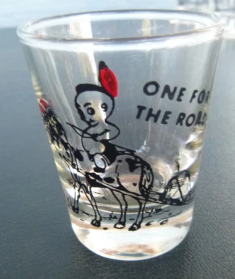 vintage One for the Road shot glass 2 1/4" - Image 1 of 4