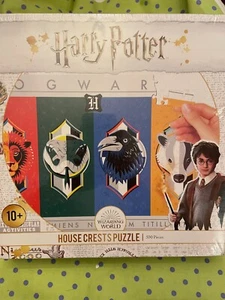 Harry Potter Hogwarts House Crests 500 Piece Puzzle New Sealed - Picture 1 of 2