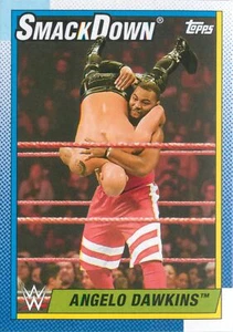 Angelo Dawkins 2021 Topps Heritage WWE SmackDown Wrestling Base Card #47 - Picture 1 of 2