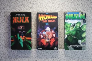 The Incredible Hulk and Howard the Duck VHS Lot - 3 Movies - Picture 1 of 23