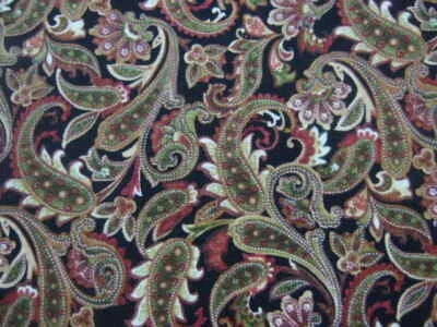 Tela América Paisley en Colores Calmos Por Benartex 43" x 36" Nº:633 Foto 1 de 4