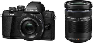 USED  Olympus OM-D E-M10 EM10 Mark II + 14-42mm 40-150mm  2 Lens Set FREESHIPPIN - Picture 1 of 1