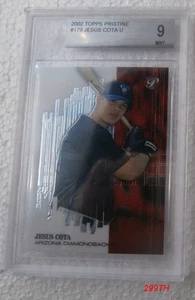 Topps Pristine 2002 "179 - Jesus Cota U" Pr: 1662/1999 BGS 9,0 - Imagen 1 de 2