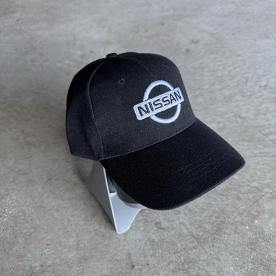 Gorra ajustable vintage años 90 Nissan Nismo JDM bordada negra con tirantes Foto 1 de 4