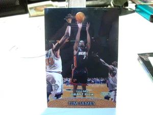 1999-00 Topps Stadium Club #199 - Tim James DPK, RC - Miami Heat   99-005 - Picture 1 of 2
