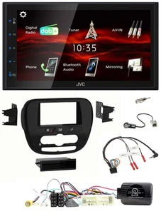JVC USB Bluetooth Lenkrad DAB 2DIN Autoradio für Kia Soul 17-19 piano Navigation - Bild 1 von 11