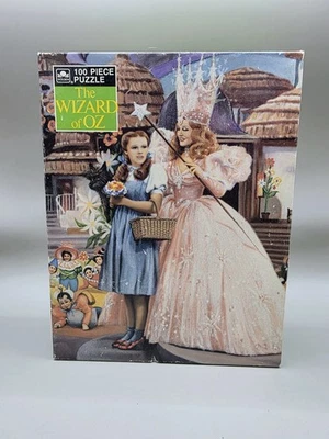 Wizard of Oz Jigsaw Puzzle 100 Piece Great Scene Sealed Glinda Dorothy Vintage - Image 1 of 4