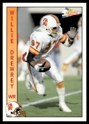 1992 Pacific Willie Drewrey Tampa Bay Buccaneers #634 - Image 1 of 2