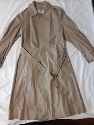 Trench Rain Coat Clásico Británico Vintage Aquascutum Cinturón de Diseñador Talla 42R Foto 1 de 4