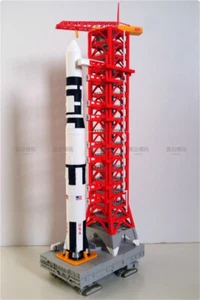 1/400 Scale Saturn-5 SKYLAB Launching Tower Frame Model Rocket 3D Build Painted - Foto 1 di 13
