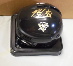 Kris Letang, Pittsburgh Penguins, Signed, Penguins, NHL Black Mini Helmet - Picture 1 of 3