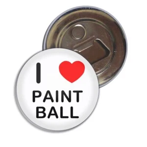 Abridor de botellas con imán para nevera Paint Ball I Love Heart (55 mm) - Imagen 1 de 2
