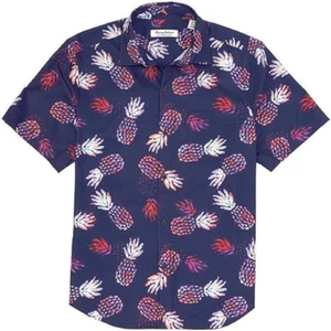 $128 Tommy Bahama Coast Alotta Colada Camp Shirt , Island Navy , S - Picture 1 of 2