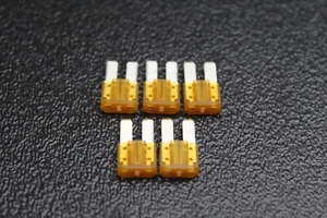 5 PZ FUSIBILI ATR 5 AMP CIRCUITO LAMA EATON BUSSMANN MICRO 2 GAMBE ATR5 - Foto 1 di 8