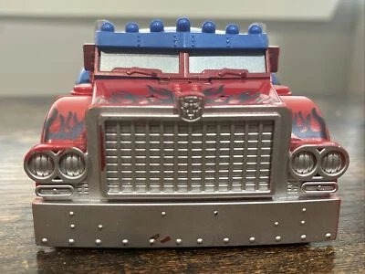 Semirremolque Transformers Optimus Prime 2010 Pullback & Go Action Hasbro Tomy 4" Foto 1 de 4