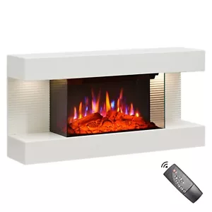 RETOURE Balderia Elektrokamin Ida | Elektro Wandkamin mit 3D-Flammeneffekt - Bild 1 von 11