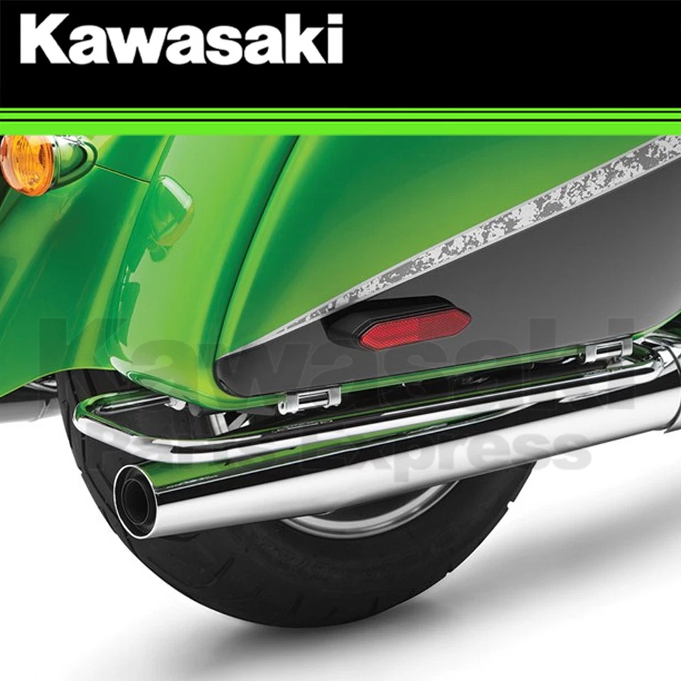 NEW 2011 - 2018 GENUINE KAWASAKI VULCAN 1700 VAQUERO SADDLEBAG SIDE TRIM SET - Image 1 of 1