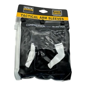 Compression Arm Sleeve White Large/X-Large Unisex-Adult by RapDom - Picture 1 of 2
