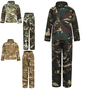 Kids Suits Camouflage Set Sportswear Outfit Air Force Playwear Combat Cosplay - Picture 1 of 32