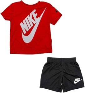Nike Boys Dri-Fit Short Set Size 12M-2PC Set Red/Black - NWT - Picture 1 of 1