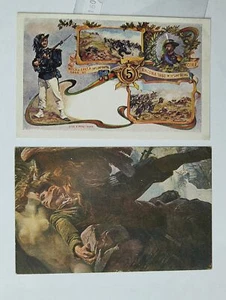 BERSAGLIERI-LOTTO 2 CARTOLINE-C32-160 - Picture 1 of 1