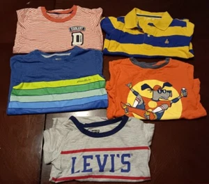 Boys Shirts Lot of 5 Levi's eddie bawer carte's gap Short Sleeve size 5 - Picture 1 of 9