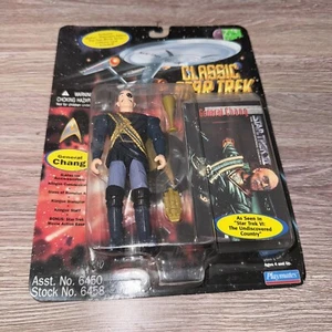 Star Trek VI Undiscovered Country General CHANG Action Figure + Skybox Card M23 - Picture 1 of 2