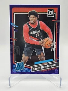 2023-24 Donruss Optic Purple #239 Scoot Henderson RR RC - Picture 1 of 2