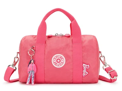 Kipling BINA M Barbie Bina Medium Shoulder Bag - Lively Pink RRP £88