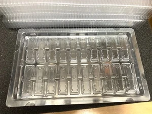 10pcs Clamshell For 20 Slots SFP/SFP+ Transceiver Blister Pack Storage Case - Picture 1 of 4