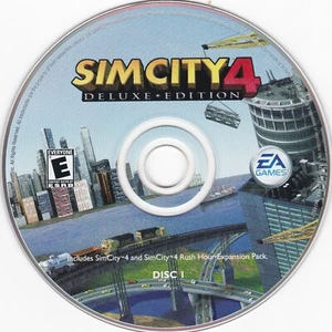 Sim City 4 Deluxe Edition Disc 1 (PC, 2003) *DISC ONLY* - Picture 1 of 2