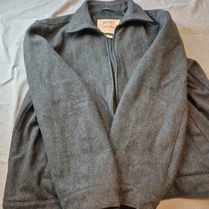 Old Navy Herren schwarz klassisch Wolljacke Stil gefüttert Gr. XXL Taschen schwer warm - Bild 1 von 23