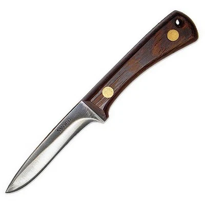 Cuchillo fijo Svord Trucha Hoja de acero inoxidable Mango de madera de wengué - BNT2 Foto 1 de 2