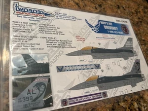TWO BOBS DECAL # 32-008 1:32 SCALE F-16C HOWS MY DRIVING DECAL - Picture 1 of 2