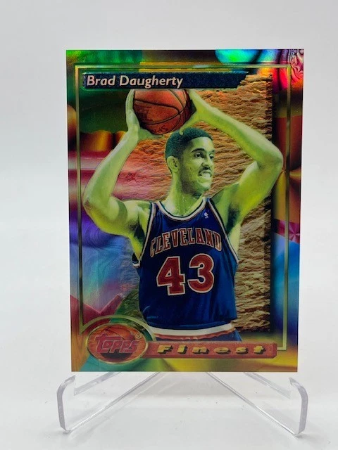 1993-94 Topps Finest Brad Daugherty #193 refractor SP CLEVELAND CAVS Foto 1 de 1