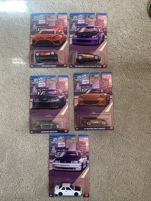 Hot Wheels Walmart Exclusivo Silver Series Compact Kings 2025 - ¡Conjunto de 5 nuevos en caja!🔥 Foto 1 de 4