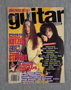 Guitar School Magazine 1993 May Poison Richie Kotzen Steve Stevens (READ) - Picture 1 of 12