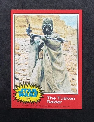 1977 Topps Star Wars Series 2 Red #107 The Tusken Raider - Image 1 of 4