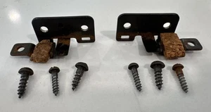 Vintage Singer 301A Sewing Machine Cabinet Cradle Brackets Clips - 136412/136413 - Picture 1 of 4