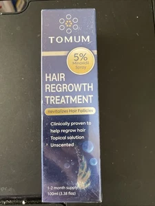 Tomum 5% Minoxidil Hair Regrowth Spray Men & Women 100 ml Exp 01/26 Hair Loss - Picture 1 of 4